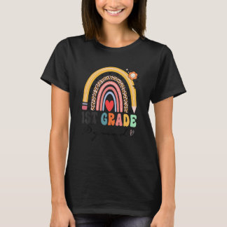 Camiseta De vuelta a la escuela Arcoiris primer curso de en