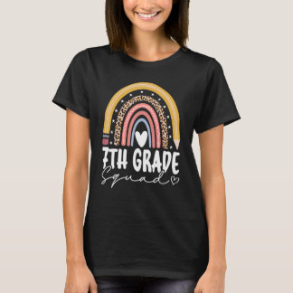 Camiseta De Vuelta A La Escuela Arcoiris Séptimo Grado Escu