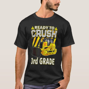 Camiseta De vuelta a la escuela Bulldozer listo para aplas