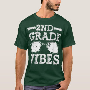 Camiseta De vuelta a la escuela Camisas de 2º Grado Vibes, 