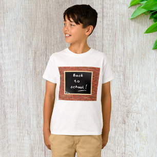 Camiseta De Vuelta A La Escuela Chalkboard Boys