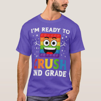 Camiseta De vuelta a la escuela Clase de 2º Grado Pop Chica
