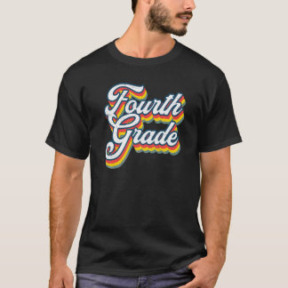 Camiseta De vuelta a la escuela cuarto grado vintage 4to gr