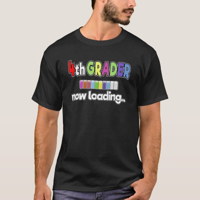 Camiseta De Vuelta A La Escuela De Cuarto Grado 4º Grader A (Anverso)