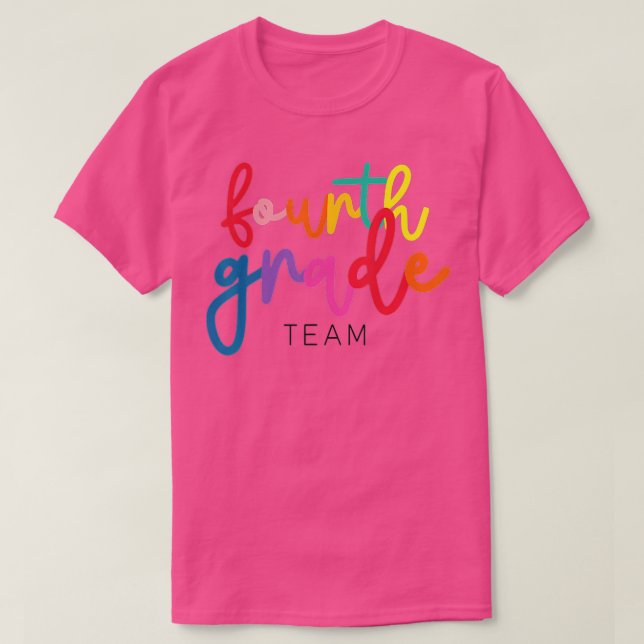 Camiseta De Vuelta A La Escuela De Cuarto Grado, Estudiante (Diseño del anverso)
