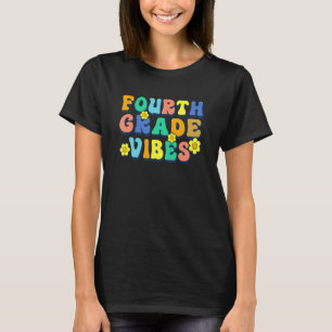 Camiseta De Vuelta A La Escuela De Cuarto Grado Estudiante