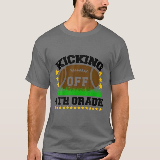 Camiseta De Vuelta A La Escuela De Cuarto Grado Que Empieza (Anverso)