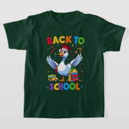 Camiseta De vuelta a la escuela de ganso - Colorido diseño