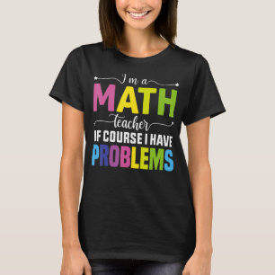Camiseta De Vuelta A La Escuela De Maestros Retro Math Math