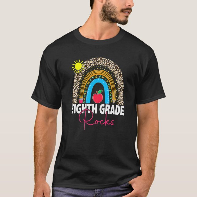 Camiseta De Vuelta A La Escuela De Octavo Grado Rodea Prime (Anverso)