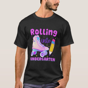 Camiseta De Vuelta A La Escuela De Patinaje Rústico En La I