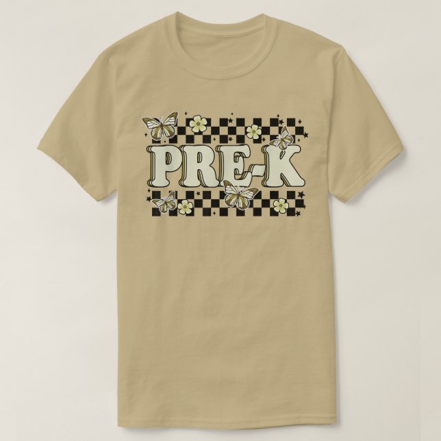 Camiseta De Vuelta A La Escuela De Prek Maestra Estudiante  (Diseño del anverso)