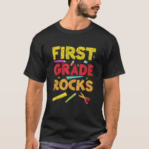 Camiseta De Vuelta A La Escuela De Primer Grado Rodea Té Es