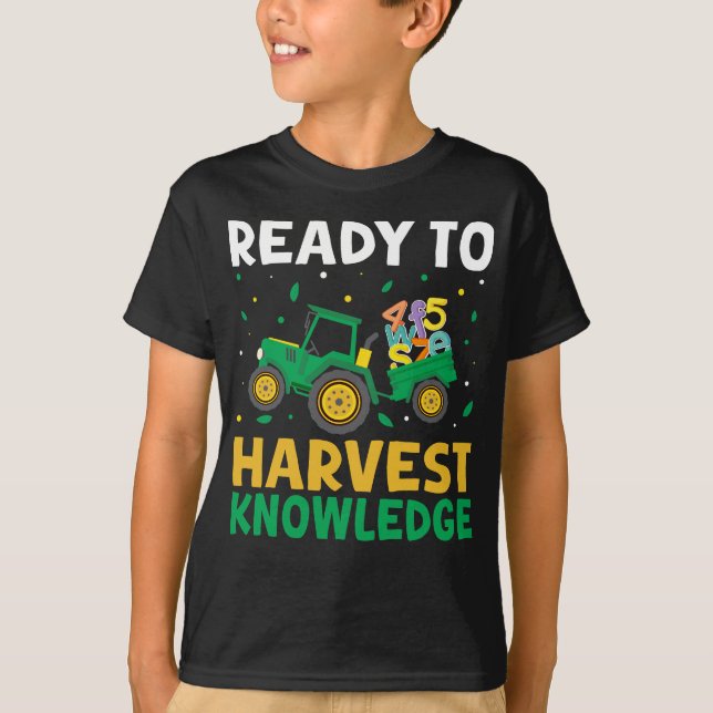 Camiseta De vuelta a la escuela de profesores agricultores  (Anverso)