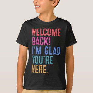 Camiseta De vuelta a la escuela de profesores bienvenidos d