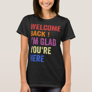 Camiseta De vuelta a la escuela de profesores bienvenidos d