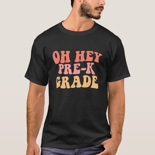 Camiseta De Vuelta A La Escuela De Profesores Oh Hey Mujere (Anverso)