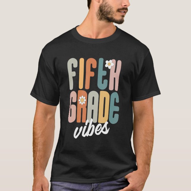 Camiseta De Vuelta A La Escuela De Quinto Grado Profesor De (Anverso)