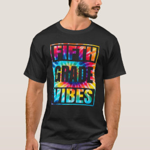 Camiseta De Vuelta A La Escuela De Quinto Grado Vibes Prime