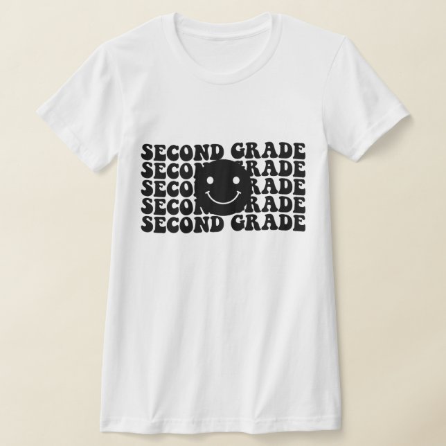 Camiseta De vuelta a la escuela de segundo grado (Distribución)