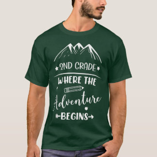 Camiseta De Vuelta A La Escuela De Segundo Grado Donde Empi