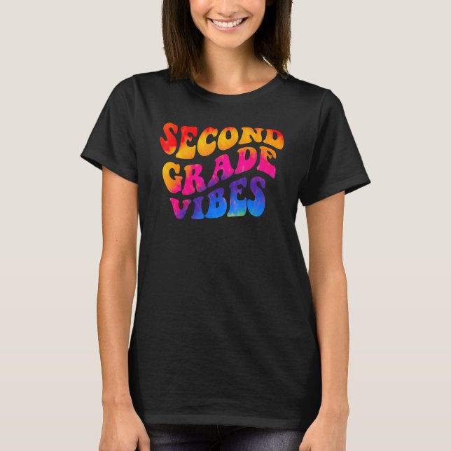 Camiseta De Vuelta A La Escuela De Segundo Grado, Profesor  (Anverso)