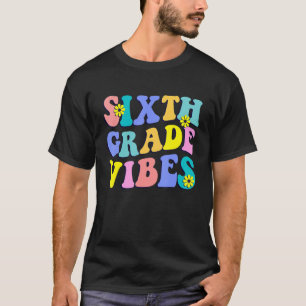Camiseta De Vuelta A La Escuela De Sexto Grado Estudiantil