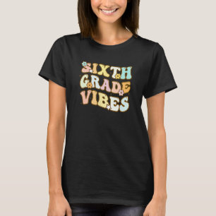 Camiseta De Vuelta A La Escuela De Sexto Grado Estudiantil
