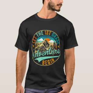 Camiseta De vuelta a la escuela deja que comience la aventu