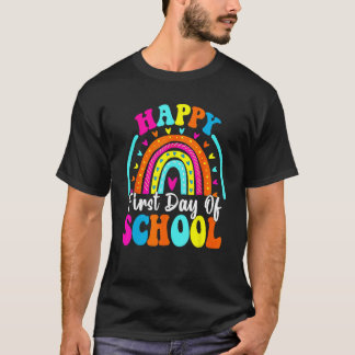 Camiseta De vuelta a la escuela divertido feliz primer día