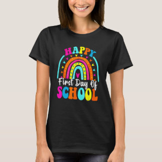 Camiseta De vuelta a la escuela divertido feliz primer día