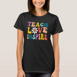 Camiseta De Vuelta A La Escuela El Amor Inspira A Los Maest