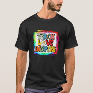 Camiseta De Vuelta A La Escuela El Amor Inspira A Los Maest