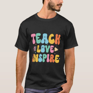 Camiseta De Vuelta A La Escuela El Amor Inspira Al Profesor