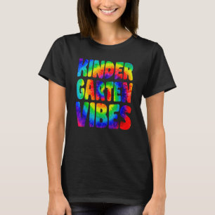 Camiseta De Vuelta A La Escuela El Jardín De Niños Vibes El