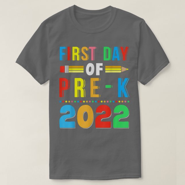 Camiseta De Vuelta A La Escuela El Primer Día De Los Maestr (Diseño del anverso)