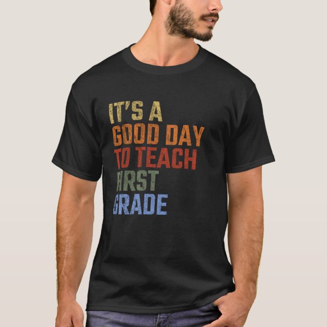 Camiseta De vuelta a la escuela es un buen día para enseñar (Anverso)