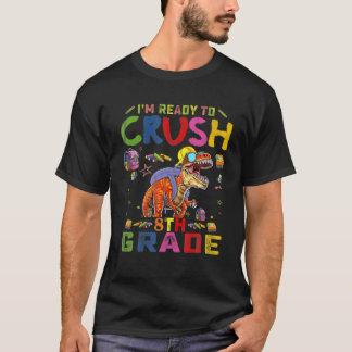 Camiseta De vuelta a la escuela estoy listo para aplastar e