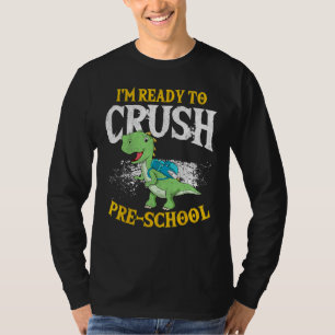 Camiseta De vuelta a la escuela Estoy listo para aplastar P