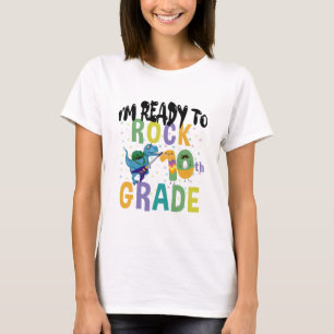 Camiseta De vuelta a la escuela Estoy listo para rockear 10