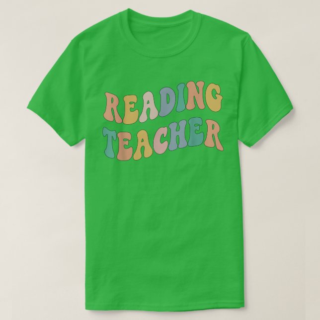 Camiseta De vuelta a la escuela, Groovy Retro Teach (Diseño del anverso)
