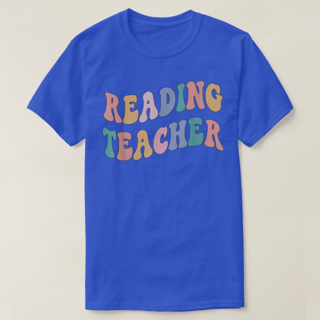 Camiseta De vuelta a la escuela, Groovy Retro Teach (Diseño del anverso)