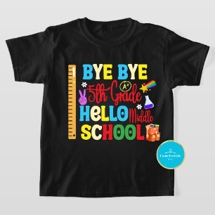 Camiseta De vuelta a la escuela   Hello Middle School T-Shi