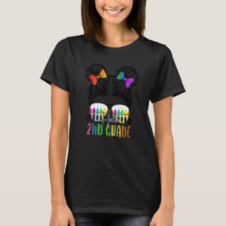 Camiseta De vuelta a la escuela Hola 2do grado Segundo Moño