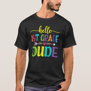 Camiseta De vuelta a la escuela Hola, profesor de primer gr