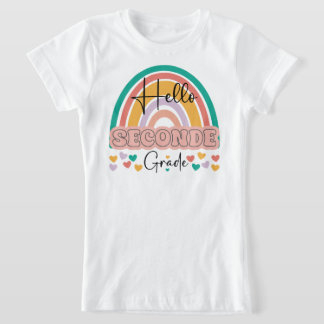 Camiseta De vuelta a la escuela Hola profesor secundario Ra