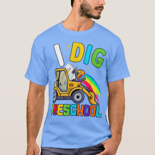 Camiseta De vuelta a la escuela I cavar un camión de excava