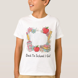 Camiseta De vuelta a la escuela jóvenes-niños y niñas