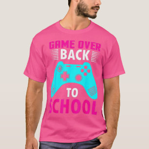 Camiseta De vuelta a la escuela juego gracioso sobre la cha