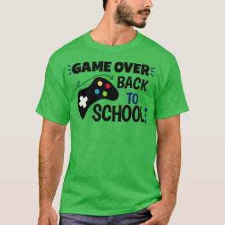 Camiseta De vuelta a la escuela juego gracioso sobre la cha